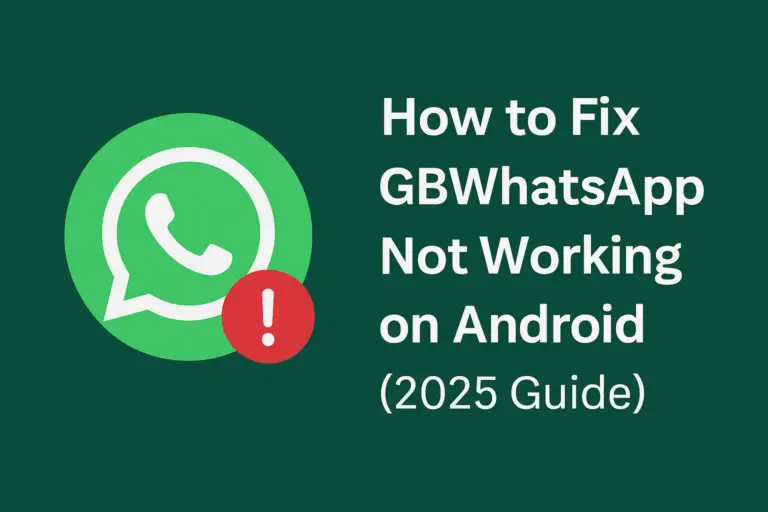 gbwhatsapp not working
